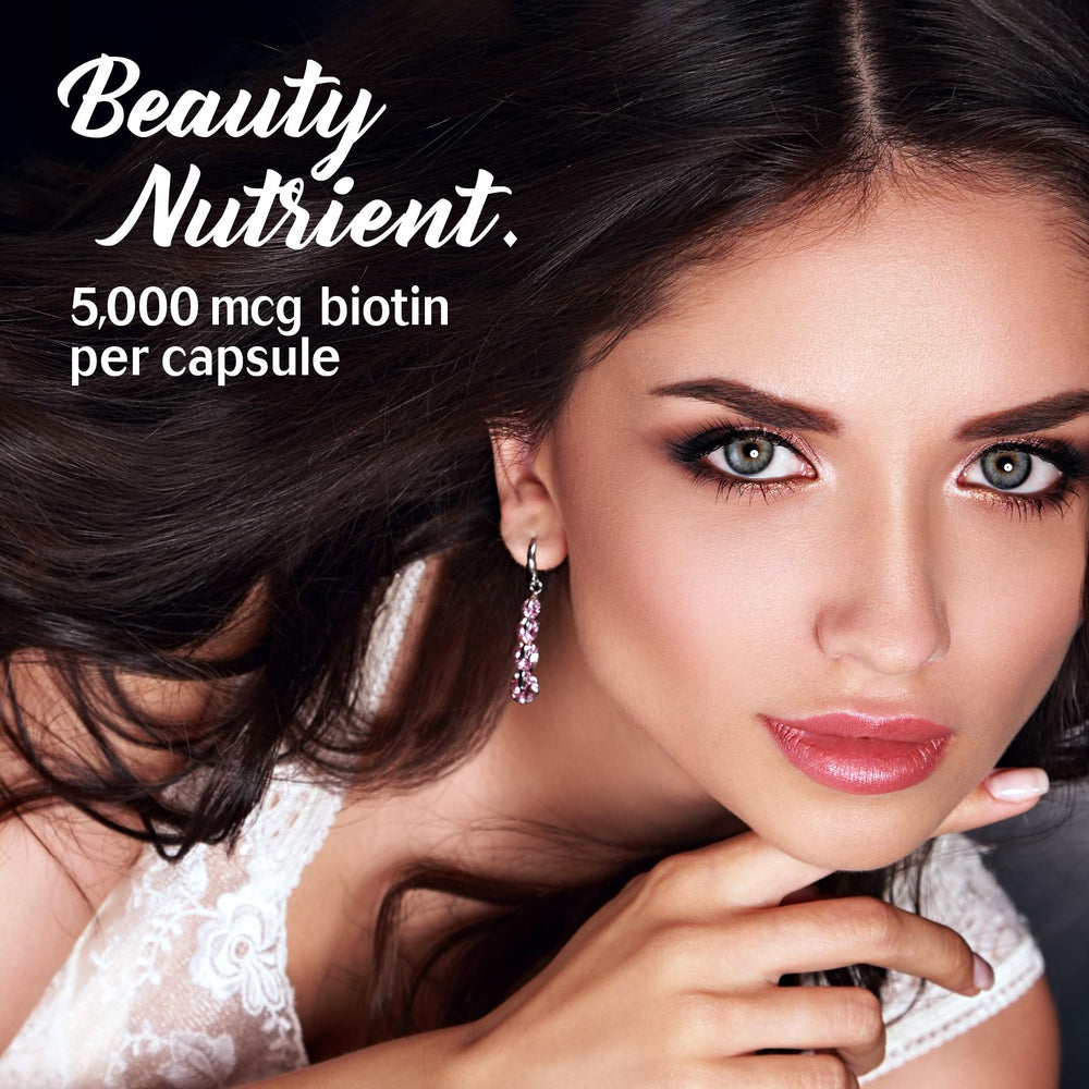 Bluebonnet Biotina con ingredientes no transgénicos y veganos