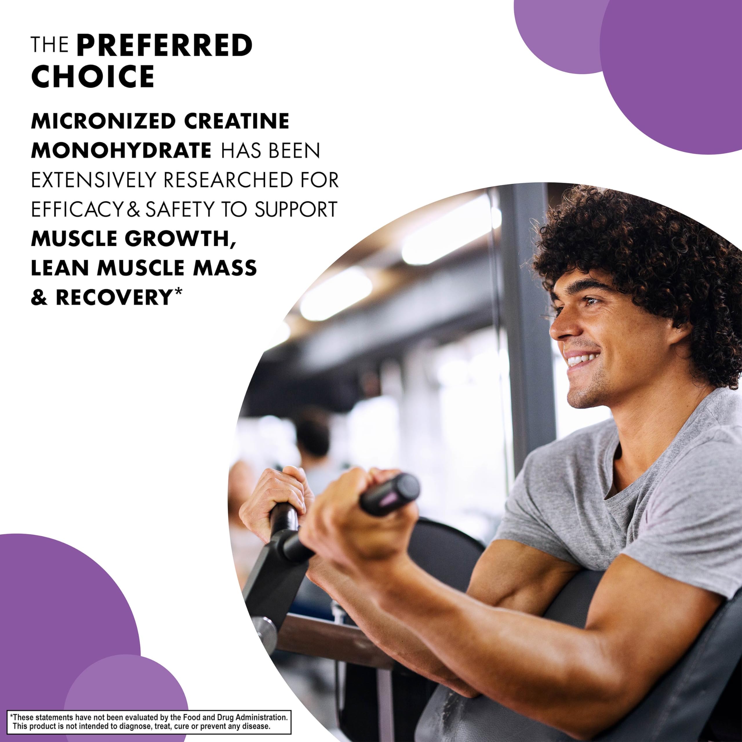 BlueBonnet creatina micronizada, absorción rápida para mejorar el rendimiento en sesiones