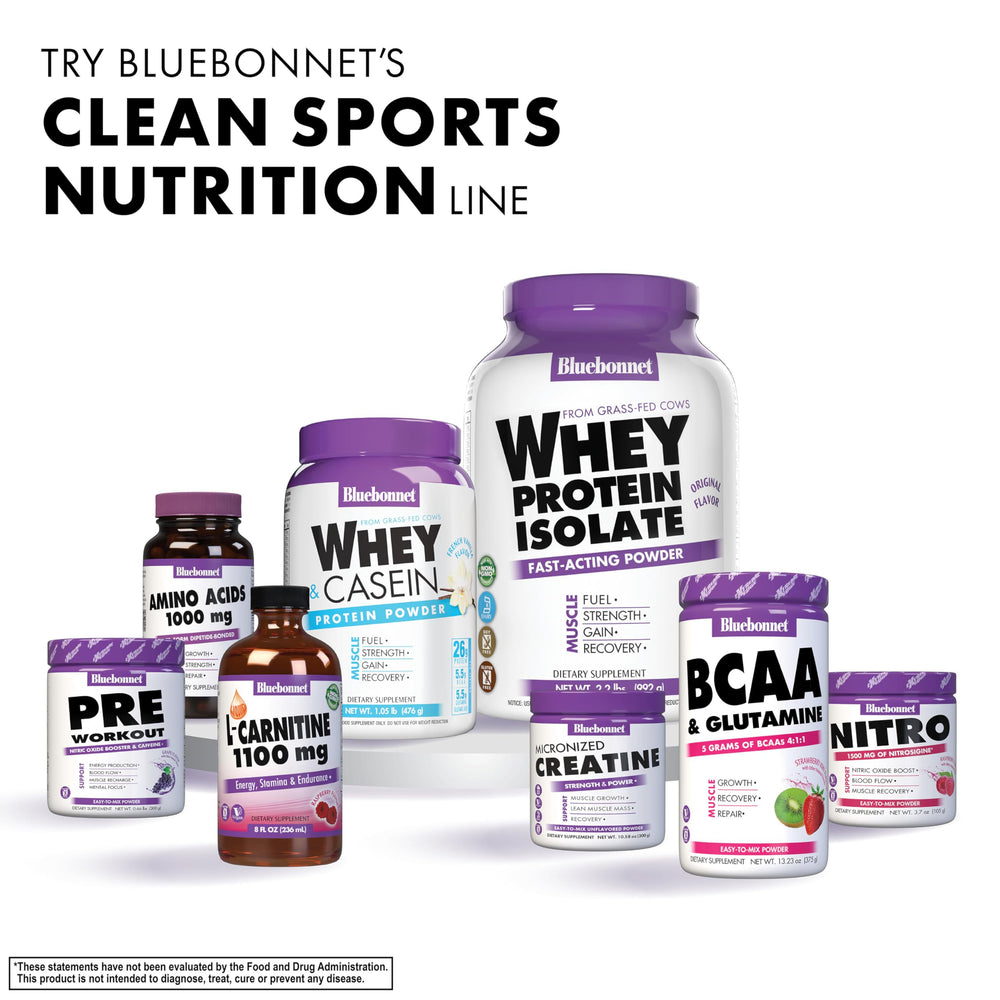 BlueBonnet envase reciclable, opción sostenible para suplementación responsable