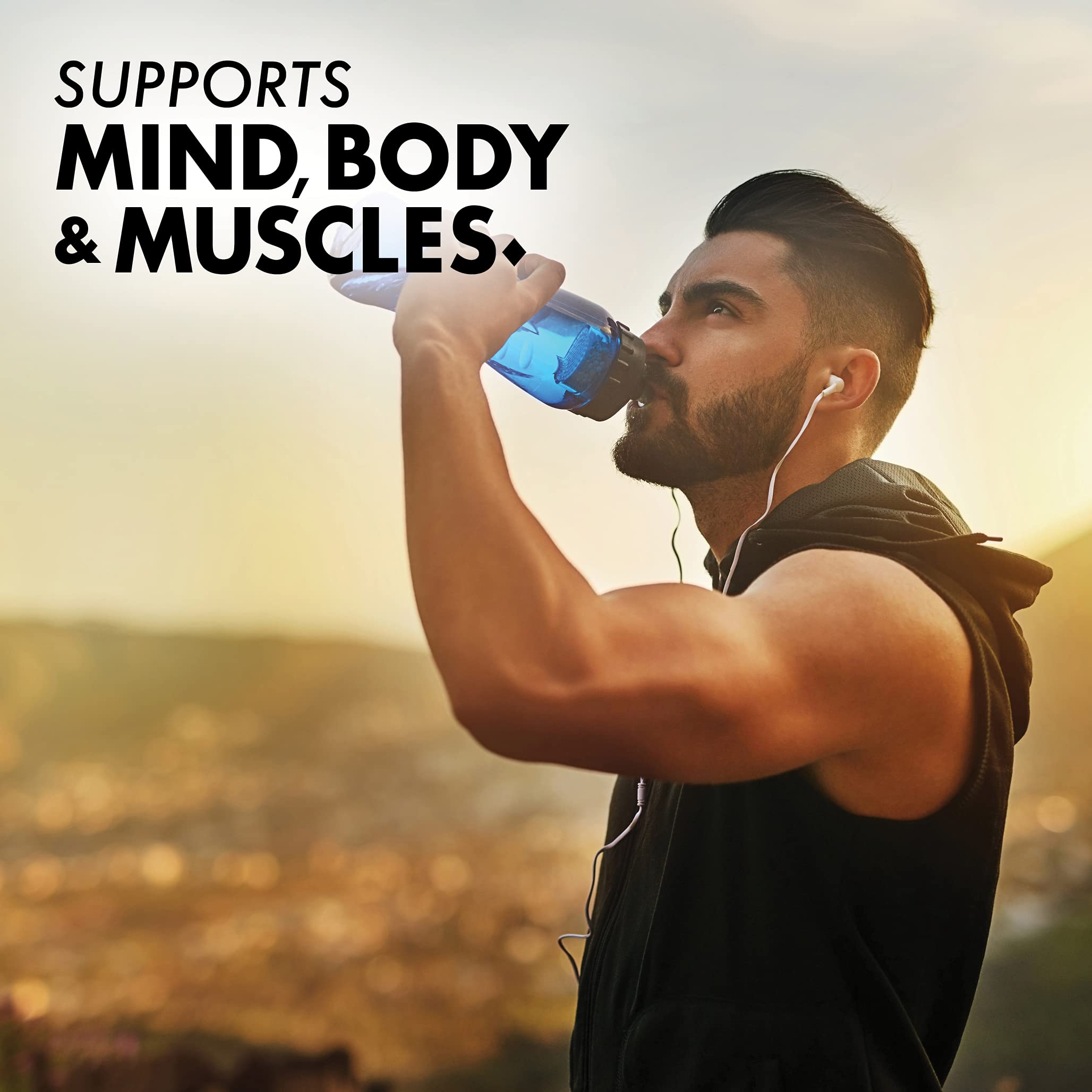 BlueBonnet envase de vidrio ámbar sostenible para una nutrición consciente.