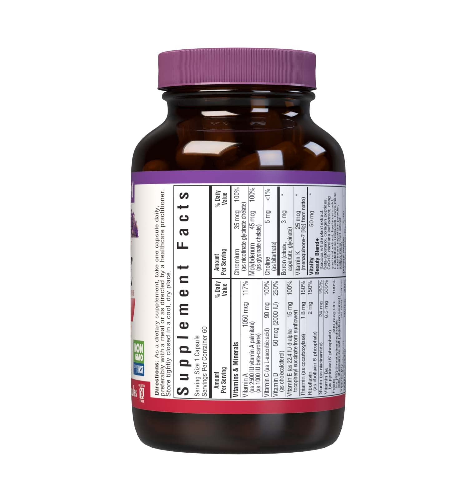 BlueBonnet etiqueta con lista de ingredientes legible y limpia