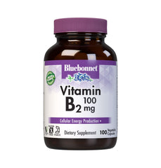 BlueBonnet envase frontal de Vitamin B2 mostrando diseño y cantidad