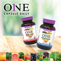 BlueBonnet One for Men: enzimas digestivas vegetales para una digestión suave.