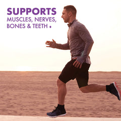 Presentación de 120 cápsulas para 40 porciones, conveniencia diaria.