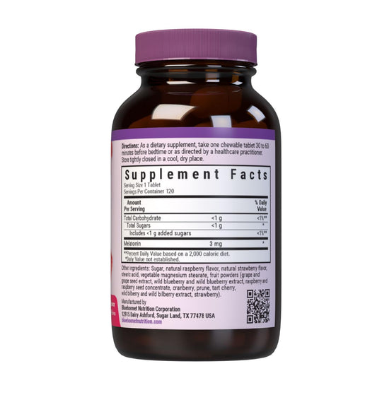 Bluebonnet tabletas masticables sabor frambuesa, aspecto apetecible y rápida disolución