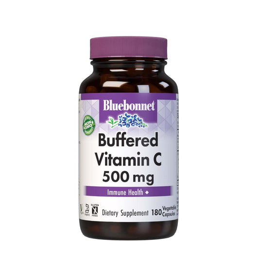 BlueBonnet Vitamina C Buffered, botella: apoyo diario al sistema inmunológico