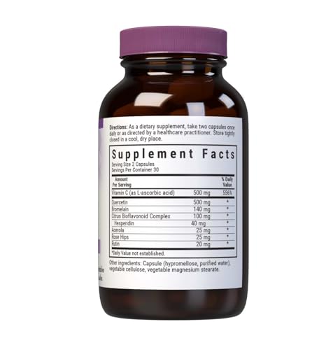 Bluebonnet Vitamina C: fórmula tradicional para uso cotidiano.