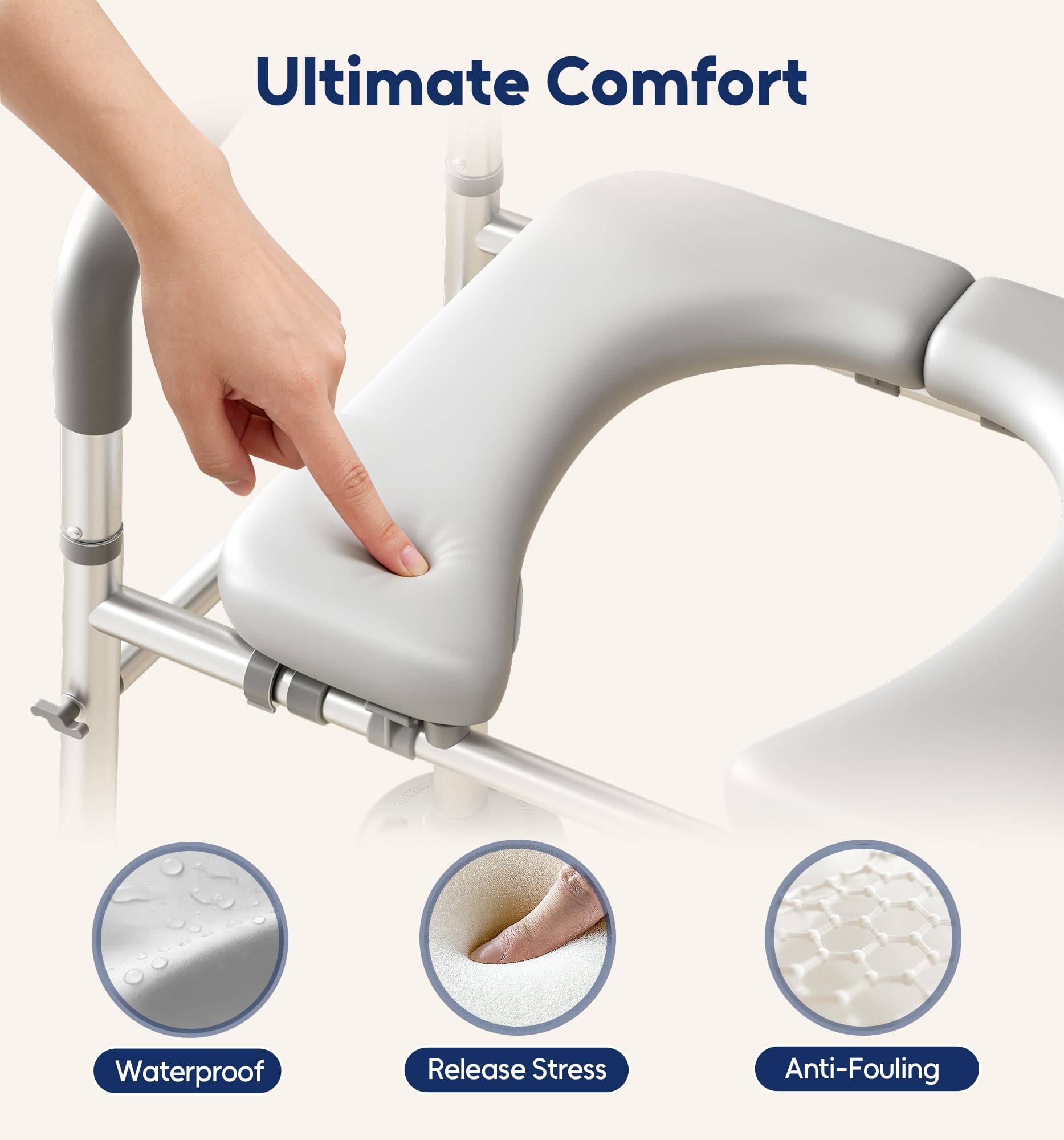 Bluelog asiento instalado en baño mostrando integración práctica y seguridad