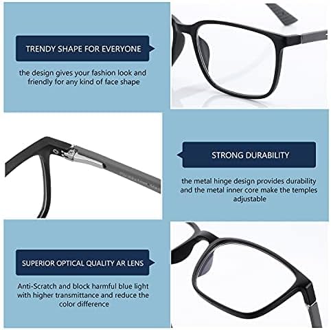 BLUEMOKY gafas en uso frente a ordenador reduciendo deslumbramiento