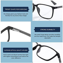 BLUEMOKY gafas en uso frente a ordenador que reducen brillo y fatiga