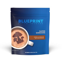 Blueprint Bryan Johnson paquete frontal beneficiando rutina diaria