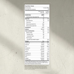 Blueprint Bryan Johnson primer plano del polvo con cacao para sabor real