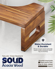 BLUEWEST primer plano de vetas de madera de acacia que aporta durabilidad y estética
