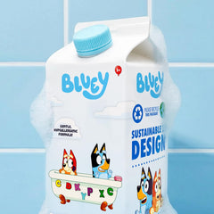 Bluey etiqueta con licencia oficial que garantiza calidad