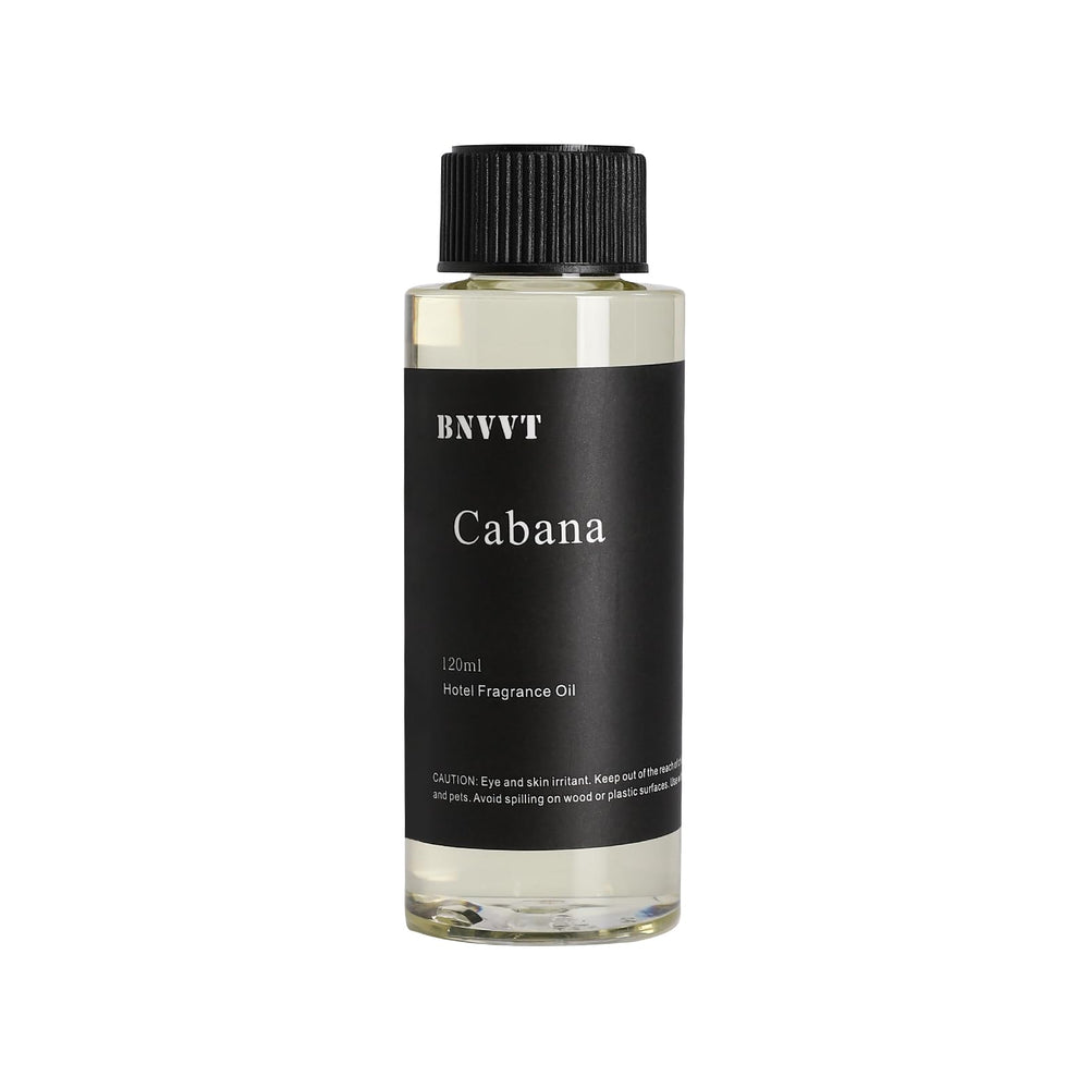 BNVVT Cabana frontal del frasco mostrando diseño y volumen