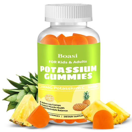 Boasi empaque frontal de gomitas 1200 mg mostrando conveniencia
