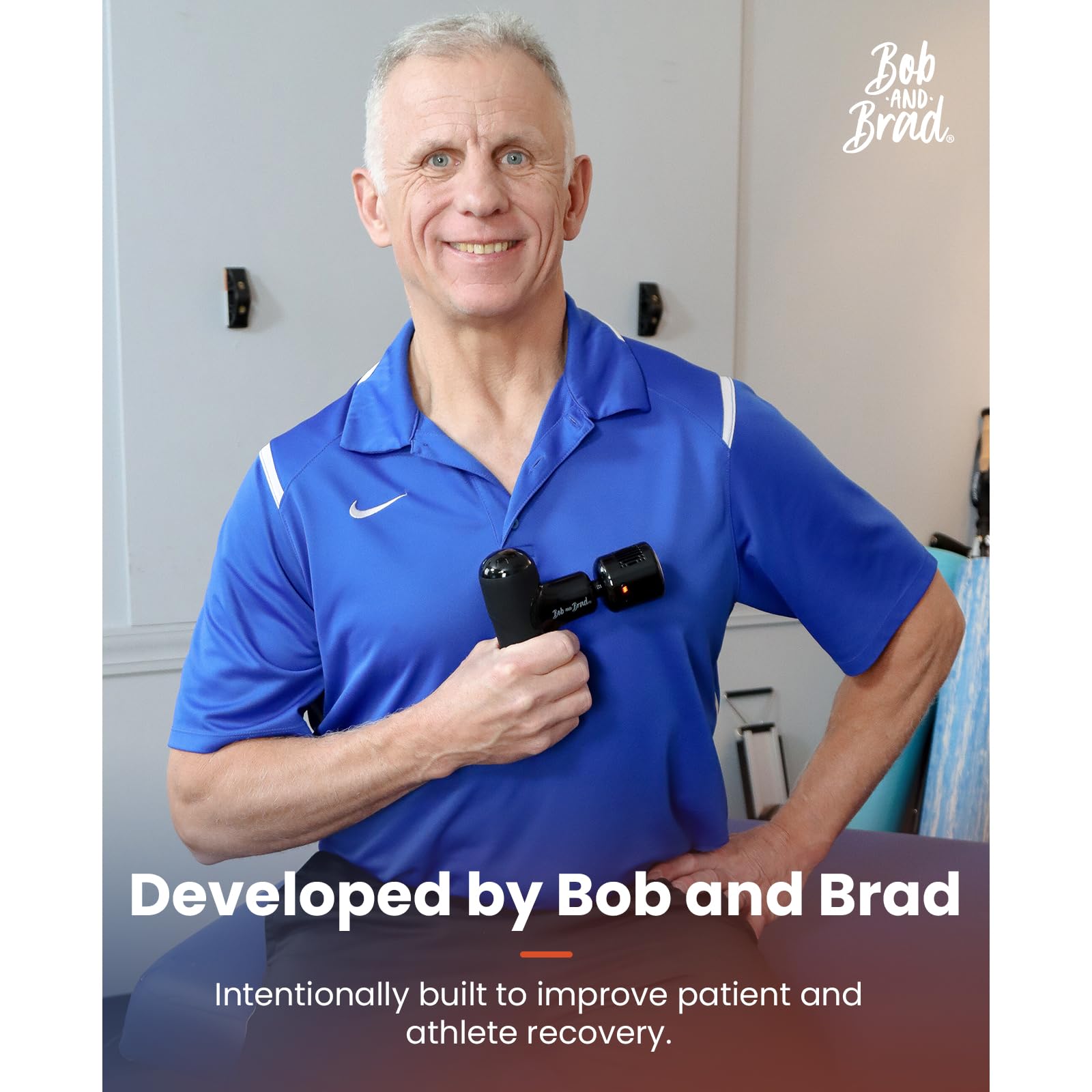 bob and brad Q2 Pro comparación de tamaño en mano para visualizar portabilidad