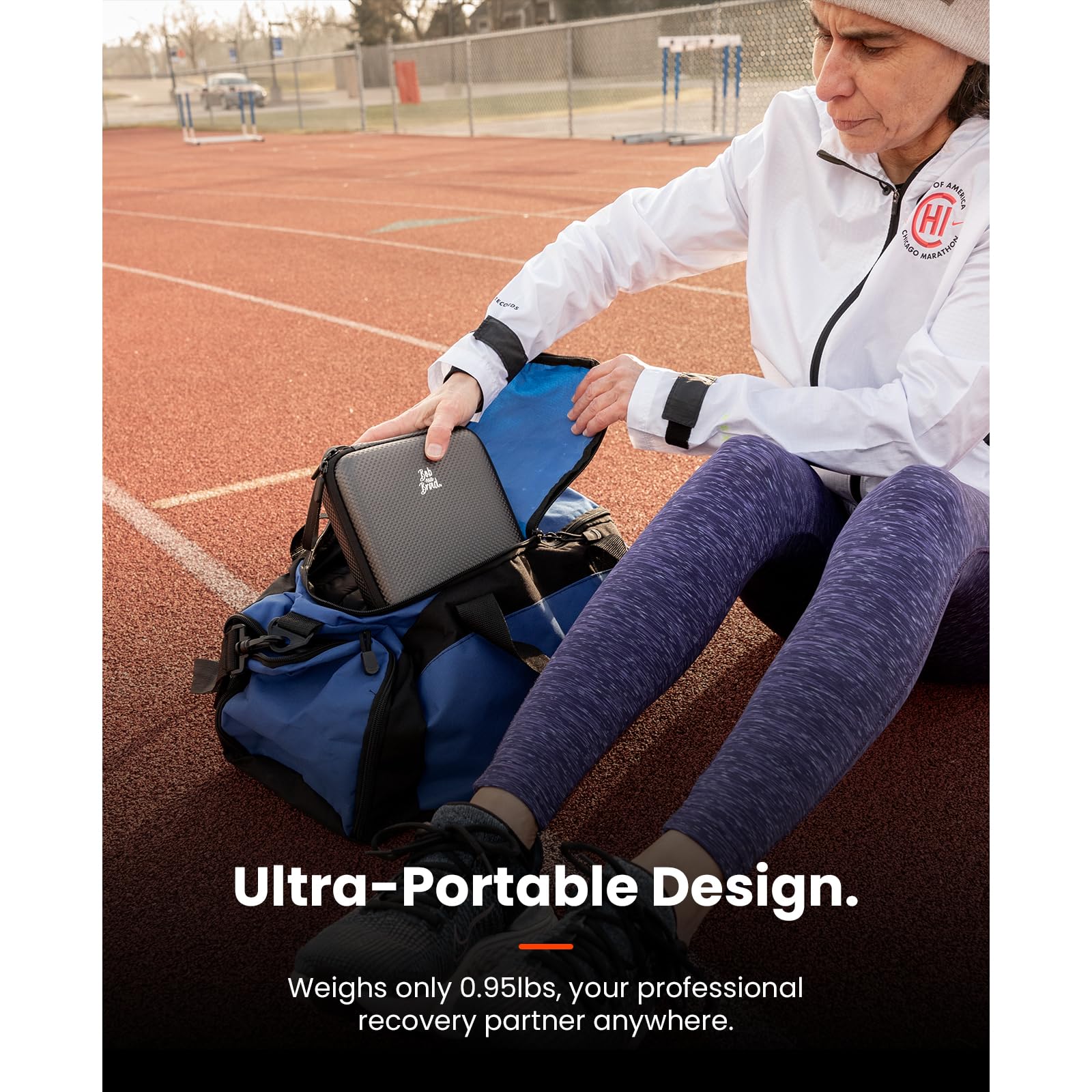 BOB AND BRAD masajeador dentro de estuche de viaje protegido y listo para transportar