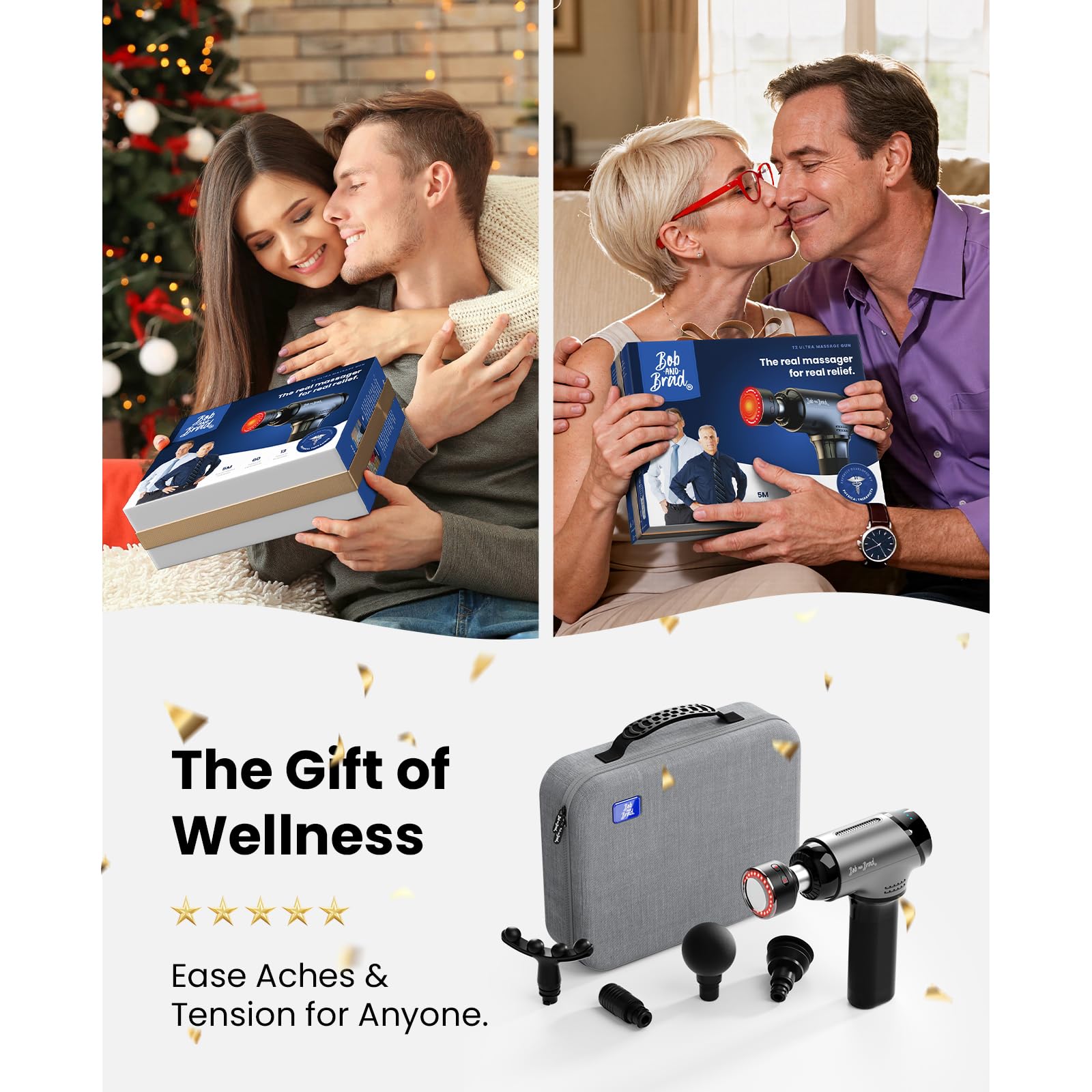 Packaging premium de BOB AND BRAD T2 Ultra listo para regalo y almacenamiento seguro