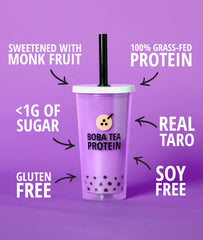 Boba Tea Protein cucharada con porción de polvo para preparar rápido