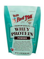 Bob's Red Mill empaque frontal muestra bolsa roja y clara, facilita identificación