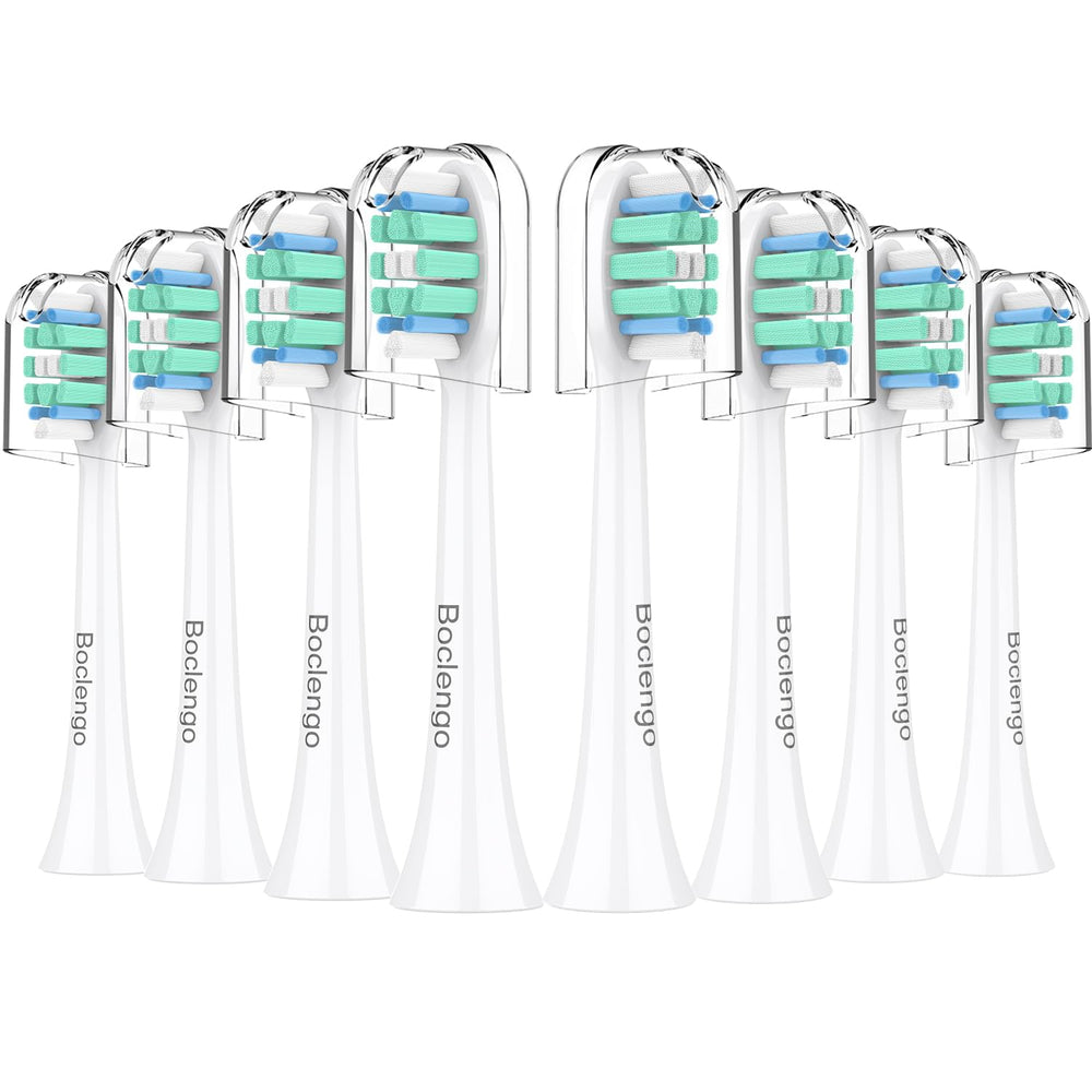 Boclengo vista frontal del pack de 8 cabezales con ajuste seguro