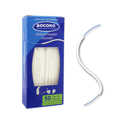 BOCOKO empaque frontal mostrando 50 unidades y beneficios de limpieza