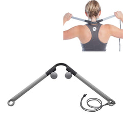 Body Back vista frontal del AccuMassage mostrando diseño 2 en 1 y agarre ergonómico