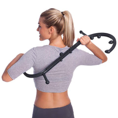 Detalle de protuberancias del Body Back Buddy que ilustra opciones de presión para distintos tejidos