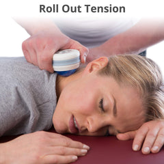 Body Back primer plano de la bola rodante con enfoque en movimiento suave