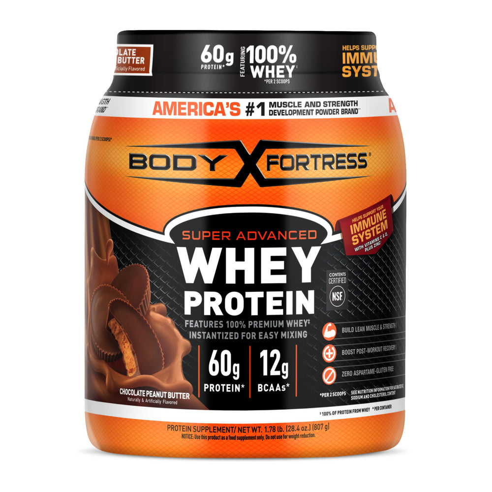 Body Fortress envase frontal mostrando sabor y marca, beneficio claridad de producto