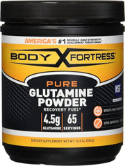 Body Fortress frasco frontal, etiqueta clara y beneficios visibles