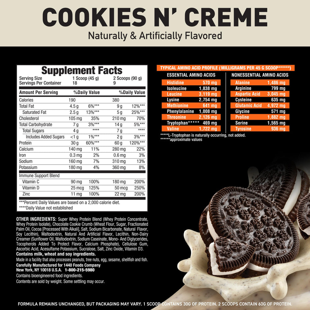 Body Fortress medidor con scoops, control de porciones sencillo