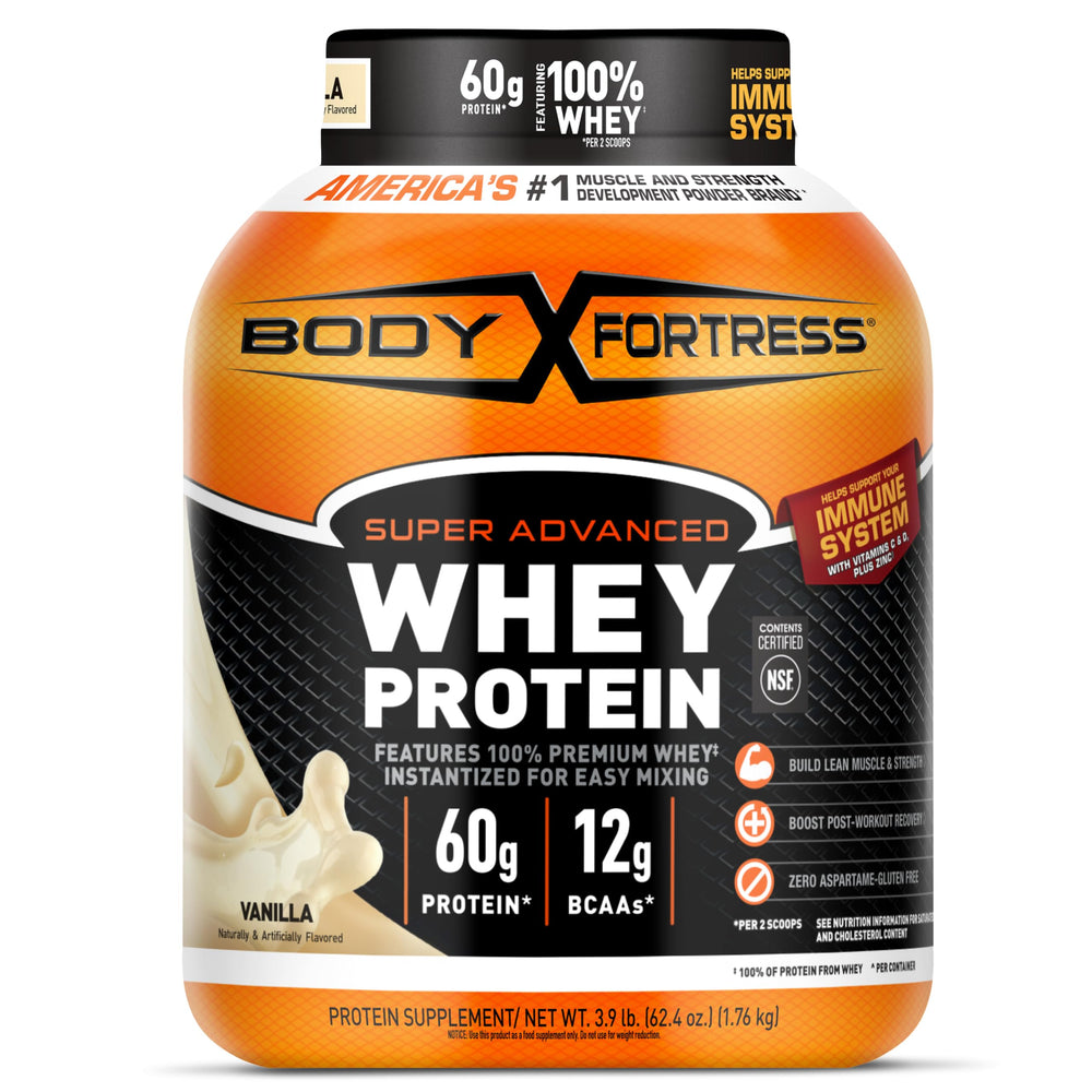 Body Fortress envase frontal mostrando etiqueta y tamaño práctico