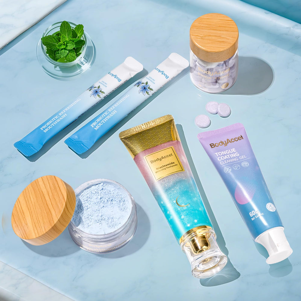 BodyAccel primer plano de niacinamida como ingrediente clave