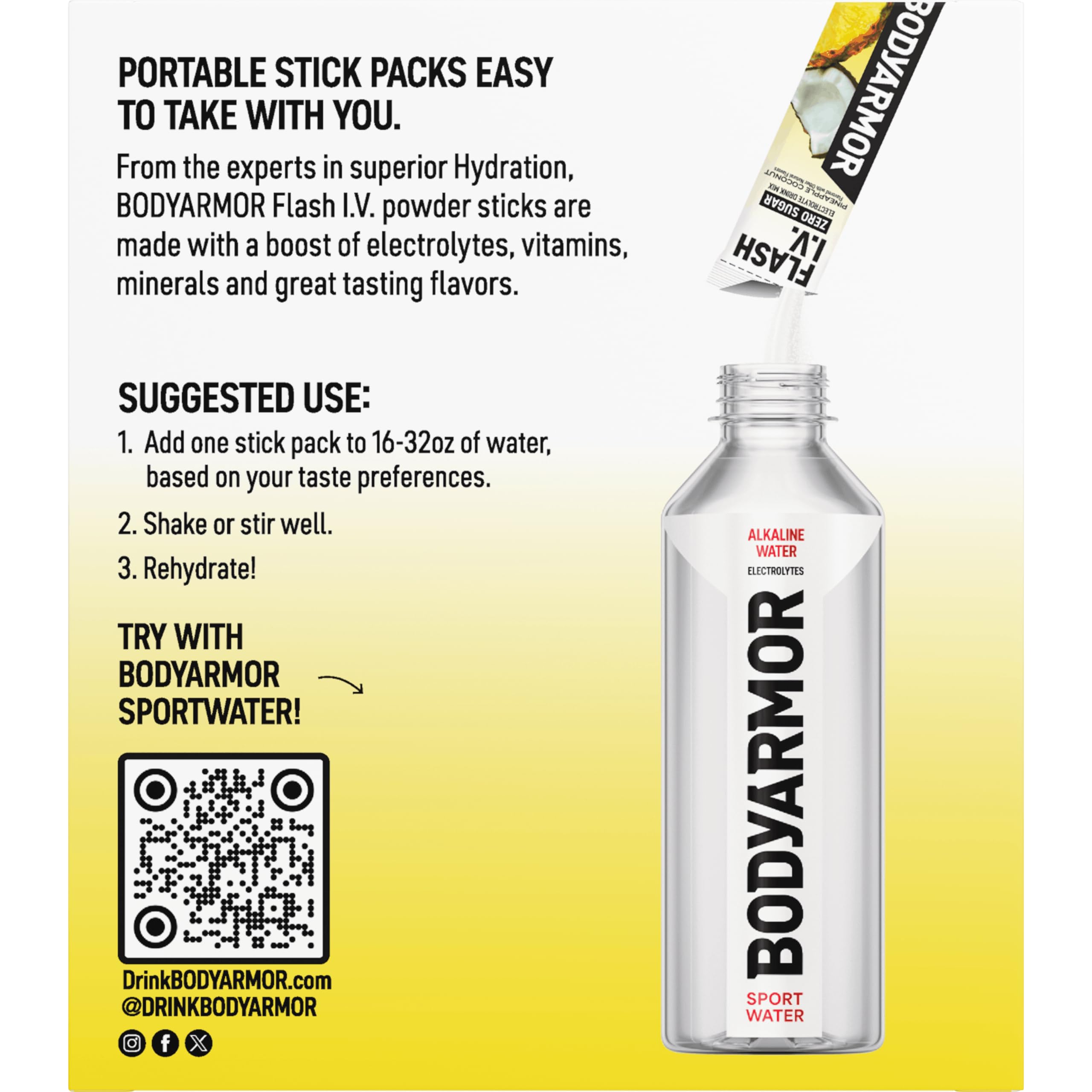 BODYARMOR uso en entrenamiento exterior promueve hidratación inmediata