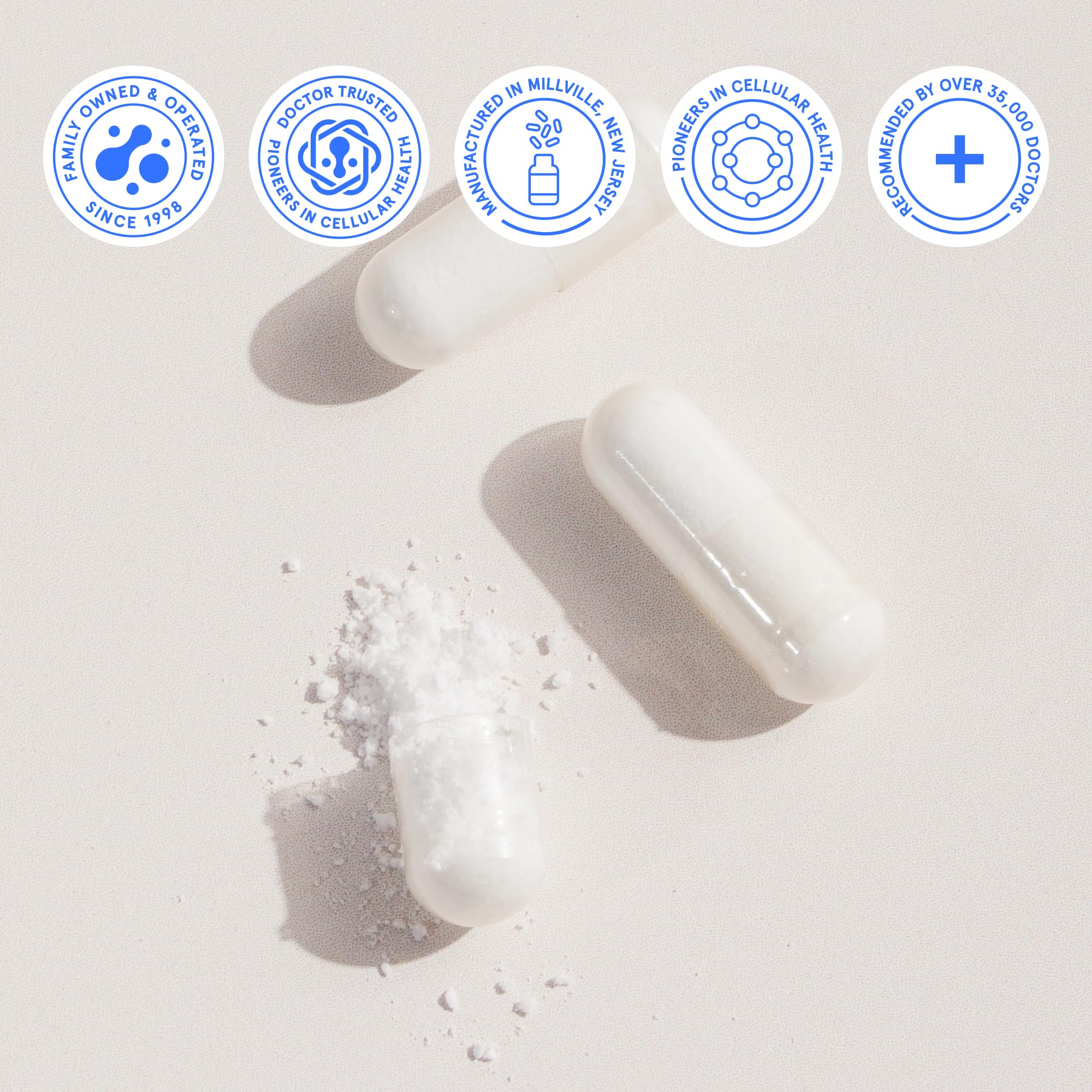 BodyBio primer plano de Quali-C, materia prima pura y trazable