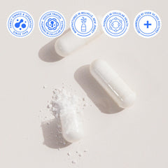 BodyBio primer plano de Quali-C, materia prima pura y trazable