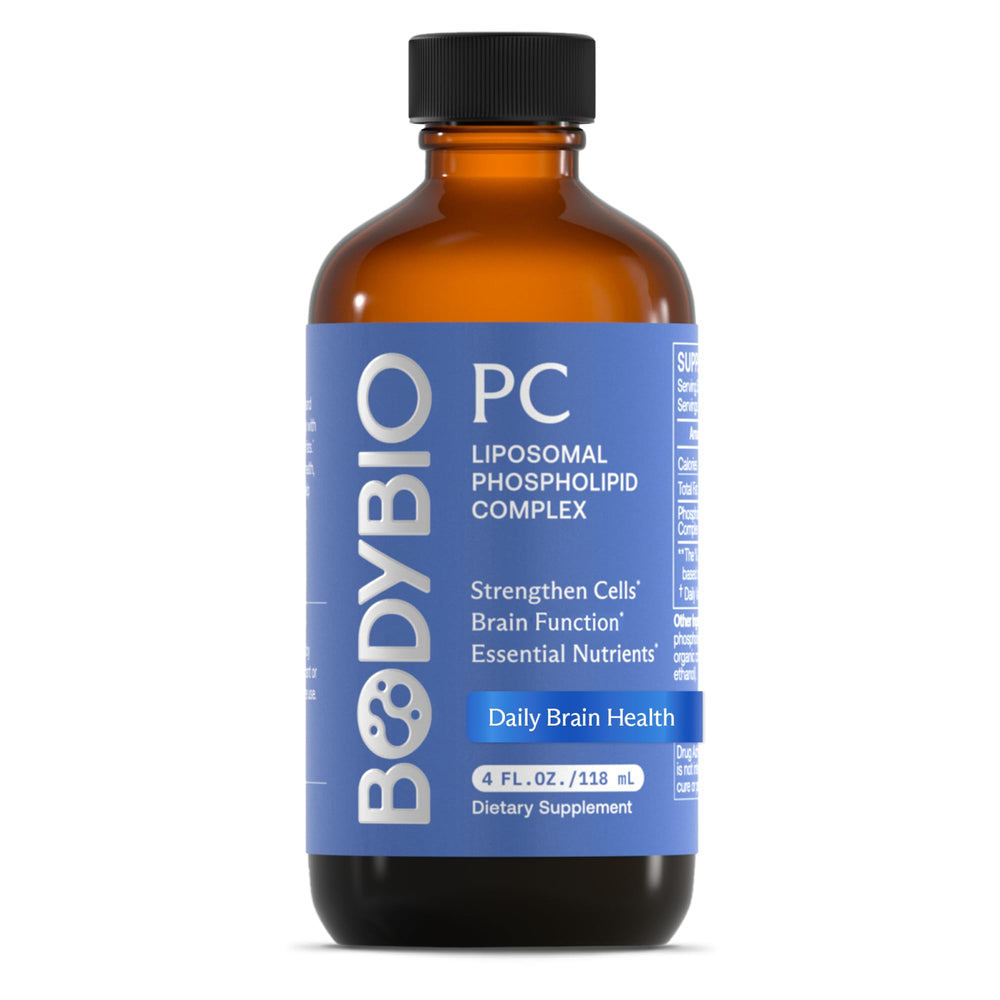 BodyBio PC frente del envase mostrando diseño y pureza del producto
