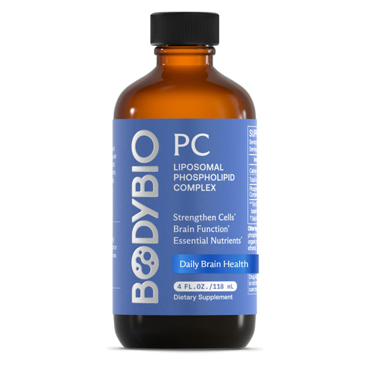 BodyBio PC frente del envase mostrando diseño y pureza del producto