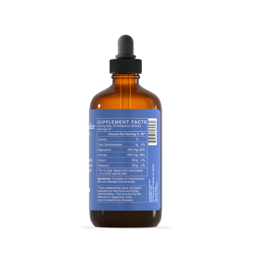 BodyBio ReMineralize textura líquida clara que facilita absorción rápida