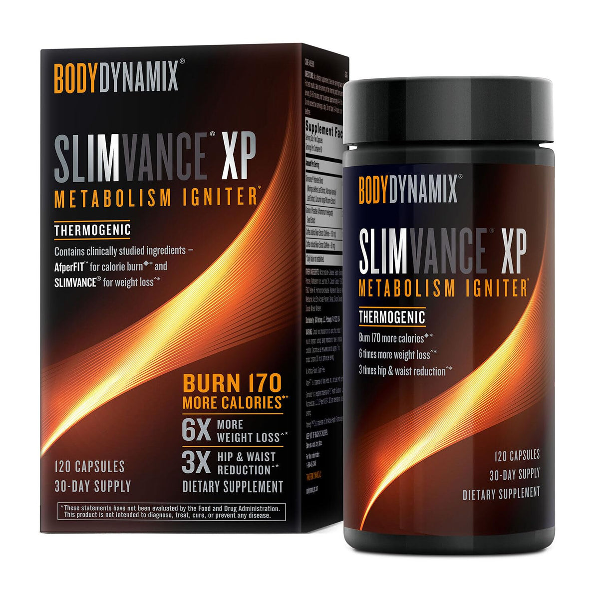 BodyDynamix frontal del envase mostrando fórmula y beneficios