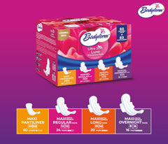 Bodyform comparación de tamaños para escoger según flujo