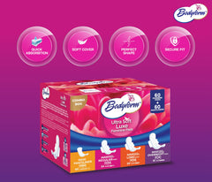 Bodyform textura Cushion Soft en primer plano para mayor suavidad