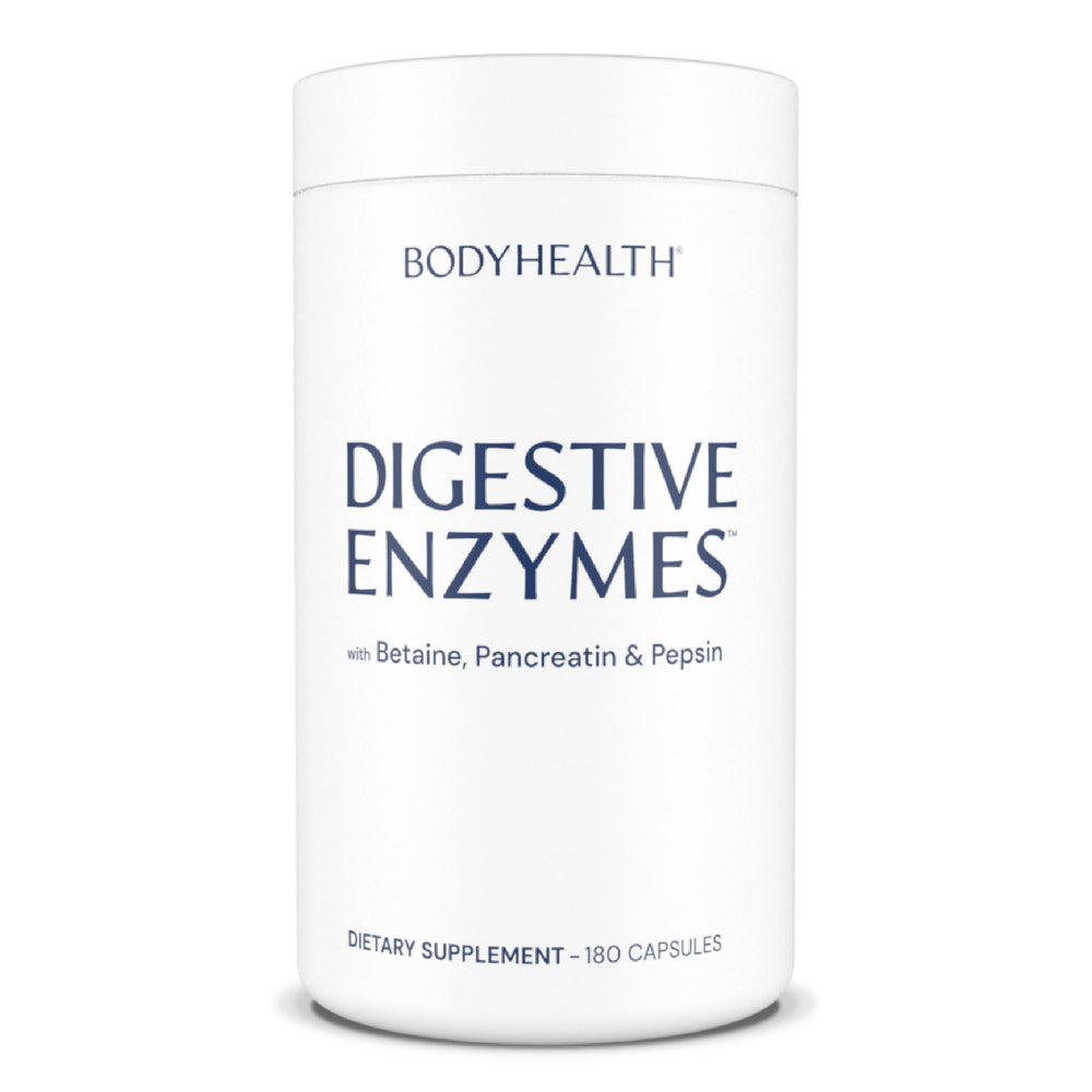 BodyHealth frente del producto mostrando etiqueta y frasco, confianza de calidad