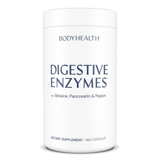 BodyHealth frente del producto mostrando etiqueta y frasco, confianza de calidad