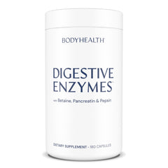 BodyHealth frente del producto mostrando etiqueta y frasco, confianza de calidad