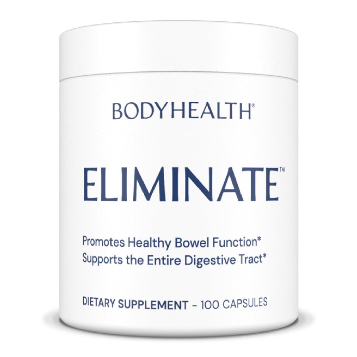 BodyHealth frente del empaque que muestra beneficio de limpieza intestinal
