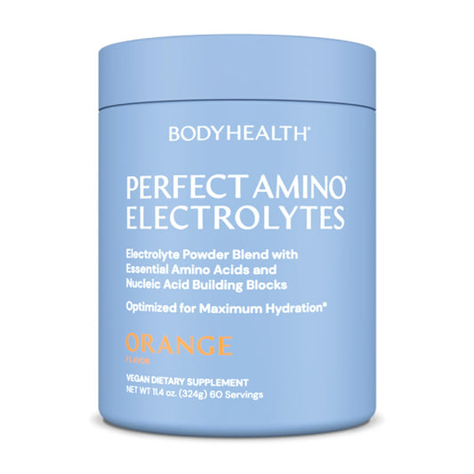 BodyHealth envase frontal mostrando etiqueta y 60 servicios, buena referencia visual
