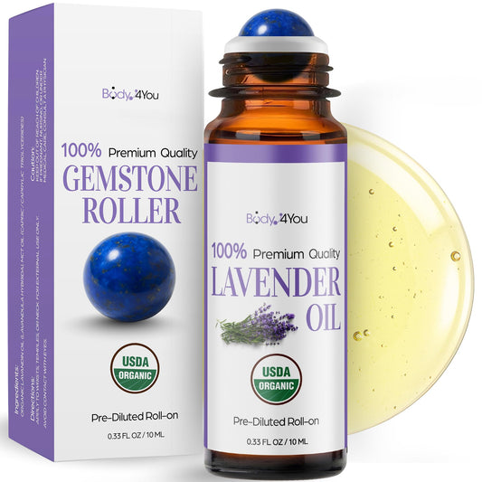 BodyJ4You roll-on lavanda frontal mostrando etiqueta y tamaño práctico